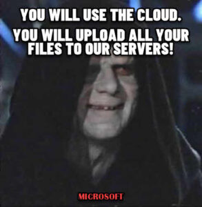 Microsoft Join The Cloud Meme